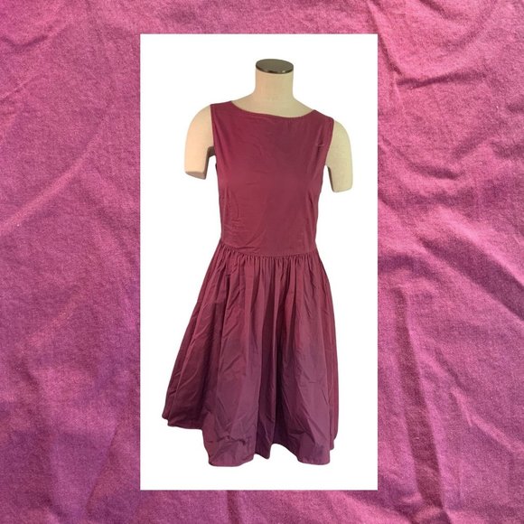 Boflyyang Dresses & Skirts - AS IS Retro Dress DIY Dyed Purple Upcycle Repair Repurpose Rockabilly L or M